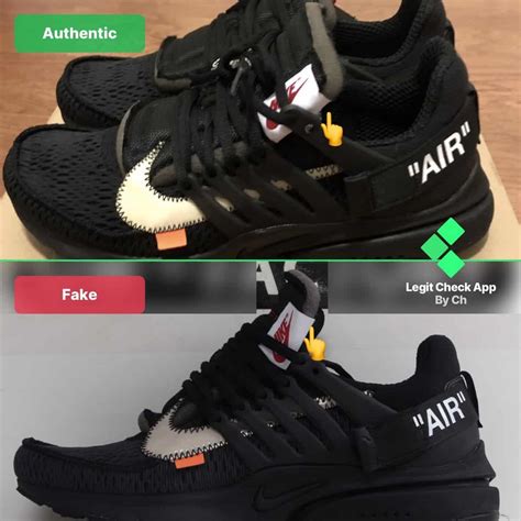 nike air presto ultra flyknit fake vs real|black off white presto.